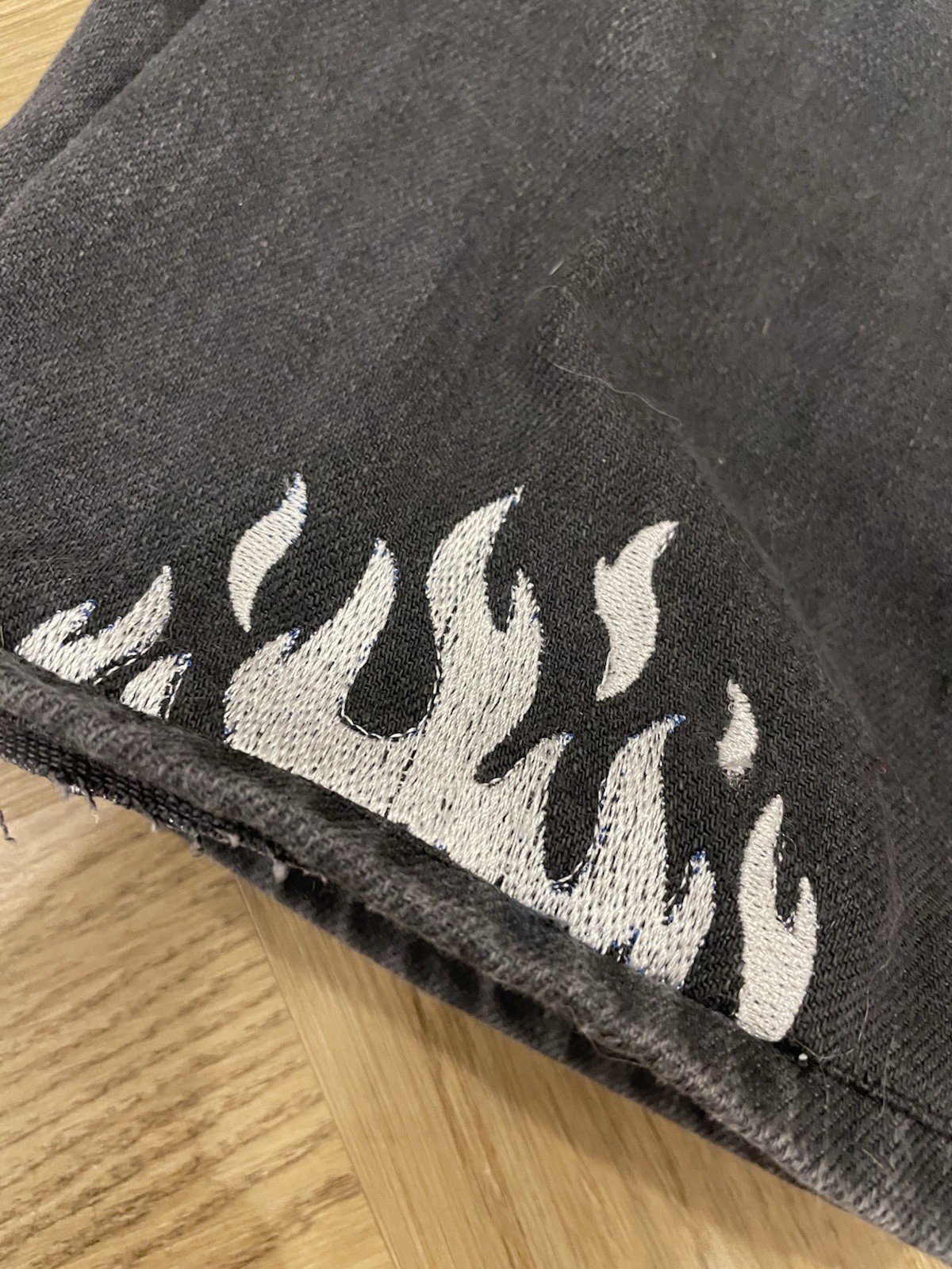 Rare Travis Scott Cactus Jack x Levi's 514 Embroidered Black Jeans W32 image 4