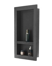 Shower Niche,16 x 28 x 4 inch Recessed Wall Niche with Movable Divider Shelf,Mod