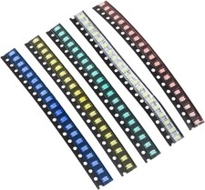 1206 Smd Led Kit 100pcs 5 Colors Smd Led Diode Lights Super Bright Style 1206