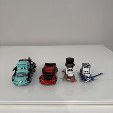 Disney Cars Toon 4 Pack Heavy Metal Mater, McQueen, EDDIE ROCKY