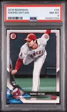 2018 BOWMAN #49 SHOHEI OHTANI ROOKIE RC PSA 8