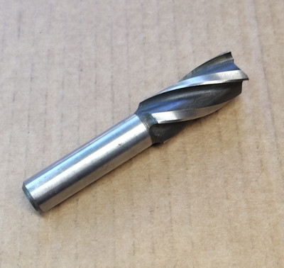3/4'' 4-Flute, Finishing, End Mill, Cutter, 3/4'' Shank, 3.5'' OAL, WELDON, JG-HSS