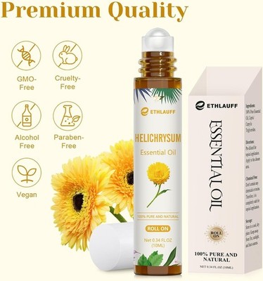 Helichrysum Essential Oil Roll On, 100% Pure Aromatherapy for Skin Vitality a