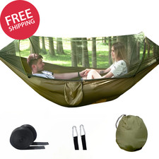 Ultralight 2-in-1 Camping Hammock with Mosquito Net for Outdoor Adventures