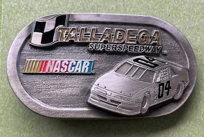 Talladega Vintage Belt Buckle American Legends Foundry NASCAR Racing 