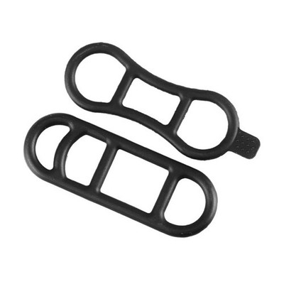 ''4/6Pcs Fahrradhalterungen für Lichtlampen & Gadgets aus hochwertigem Silikon''