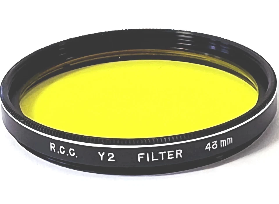 Mamiya 49mm Y2 Yellow Filter For Black & White Photography Black & Silver - Image 1 of 1