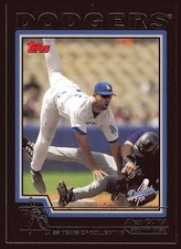 Alex Cora Los Angeles Dodgers 2004 Topps Black #134 SN /53