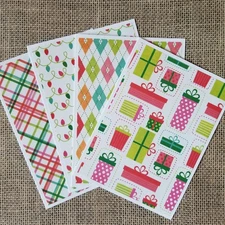 Note Card Set 4 Christmas Holiday Assorted Greeting Blank Cards