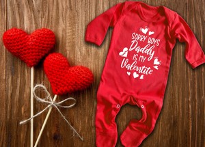 valentines sleepsuit