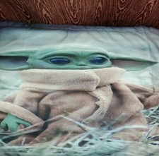 STAR WARS YODA DUVET 3 PIECE SET SIZE QUEENS LIGHTWEIGHT