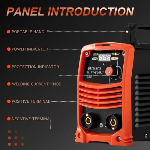 200A IGBT Inverter Welding Machine Dual Voltage 110V/220V & 240V Portable Stick - Picture 5 of 7