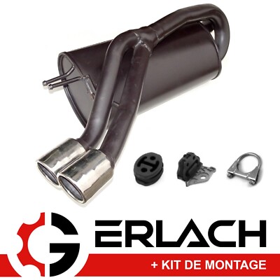 Tuyau D'échappement Pour FIAT BRAVO II / LANCIA DELTA III 1.6 MJTD - Acier Aluminié, Kit Montage