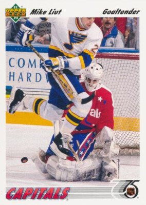 1991-92 Upper Deck #259 MIKE LIUT - Washington Capitals