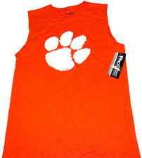 Clemson University Tigers Sleeveless T-Shirt New! NWT Youth Boys 16 18