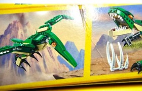 LEGO Creator: 6914 Prehistoric Hunters (No Box) 31058 Dinosaurs x3 (Box Defects)