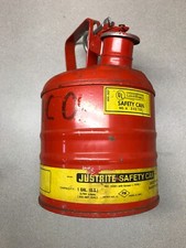 Vintage Gas Can - Justrite 1gal. Safety Can No. H846194 Underwriters Laboratorie