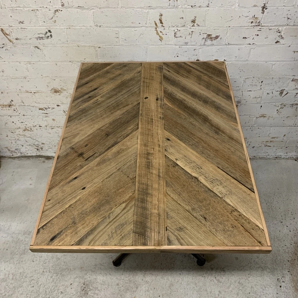 Rustic Handmade Cafe Table Tops, Unique and Distressed Wood, Custom Sizes Avail - image 4 of 4