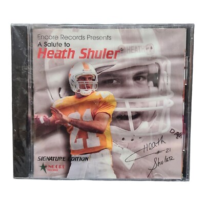 Heath Shuler Signature Edition CD Encore Records Signed Cover Tennessee Vols