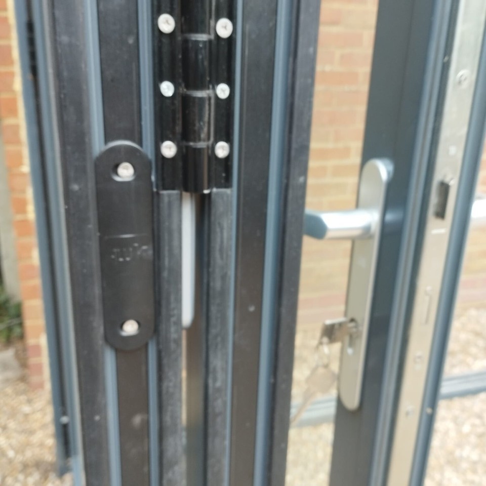 exterior external Anthracite Grey aluminium Bifold / Bi Folding Doors