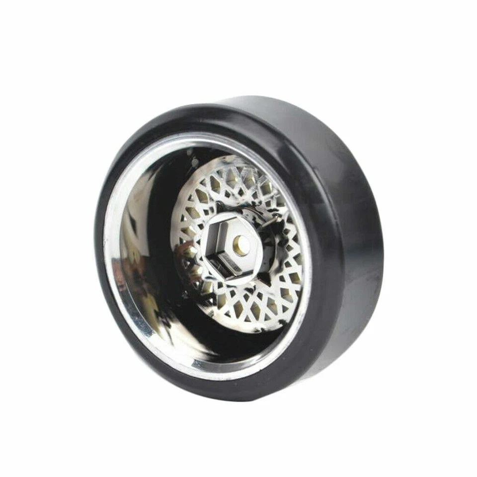 4Pcs Drift Tires&Wheels 12mm Hex for HPI HSP Tamiya 1:10 RC On Road Racing Car - Image 4 of 4