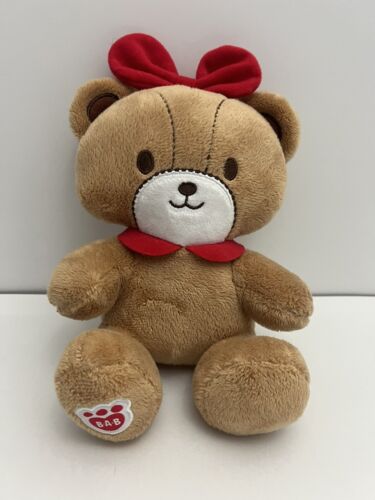 Build a Bear Sanrio Hello Kitty Holiday 2023 Tiny Chum Mini 8" Plush w/ Red Bow