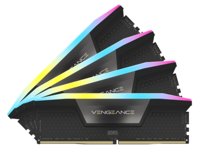 CORSAIR Vengeance RGB 128GB (4 x 32GB) 288-Pin PC RAM DDR5 5600