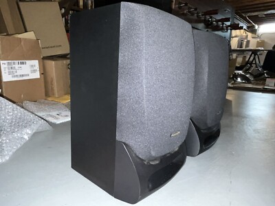 Panasonic SB-CH64 BOOKSHELF SOPEAKERS IN BLACK 8x13” 40w 6o made