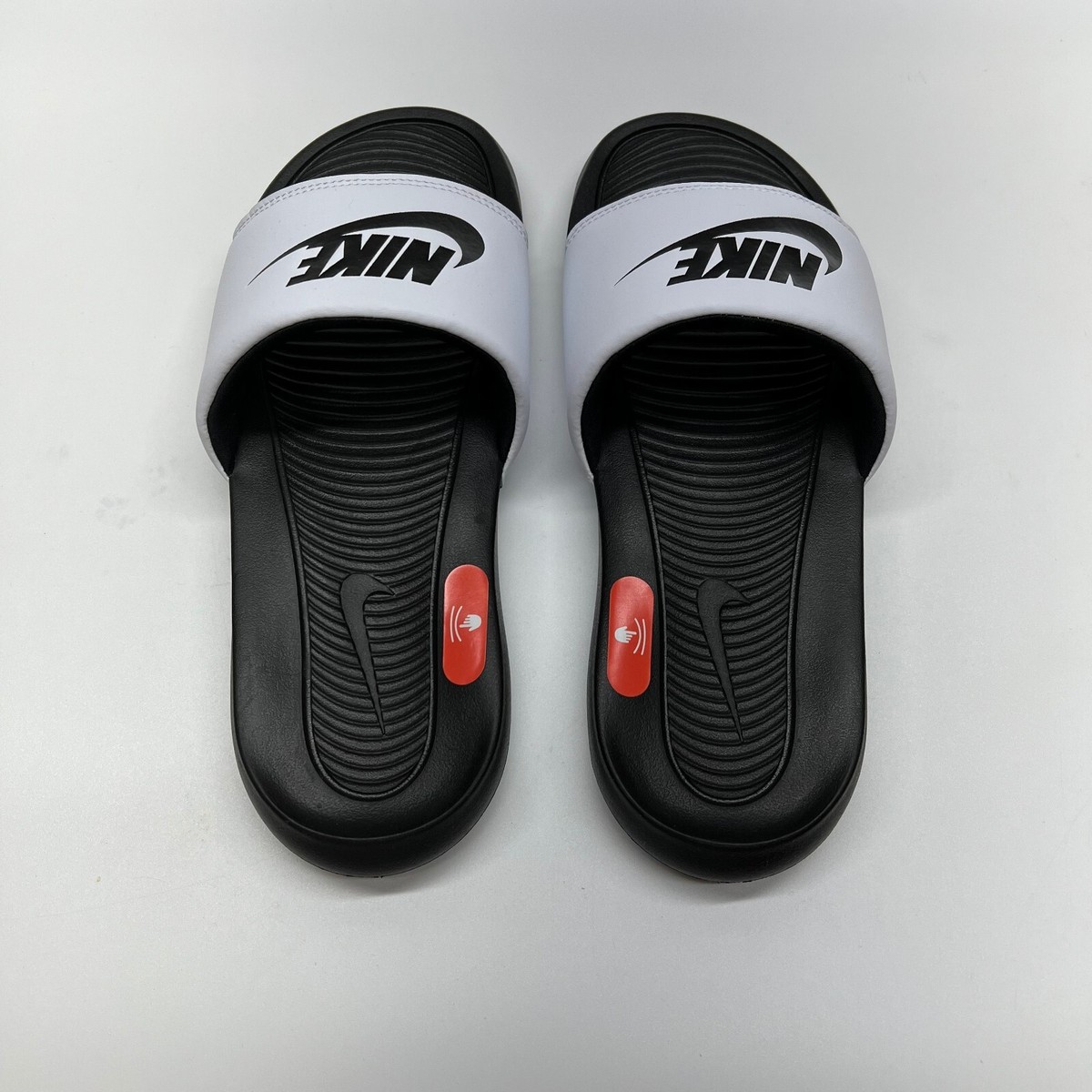 Nike Victori One Slide CN9675 005 White Black Slides Sandals