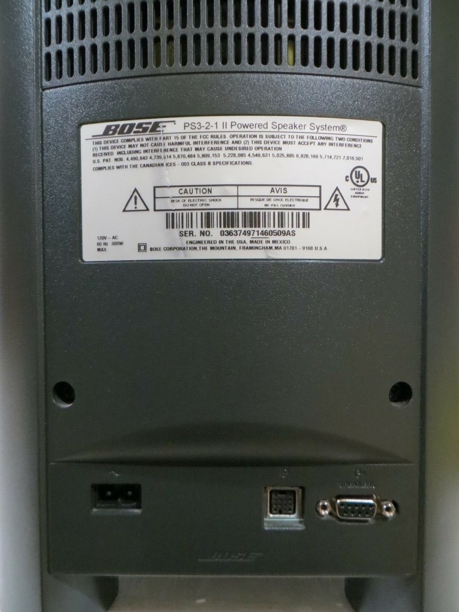 Bose 3-2-1 Series II Subwoofer | eBay