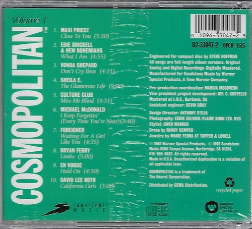 COSMOPOLITAN BAND 1 VERSIEGELTE CD - Bild 2 von 2