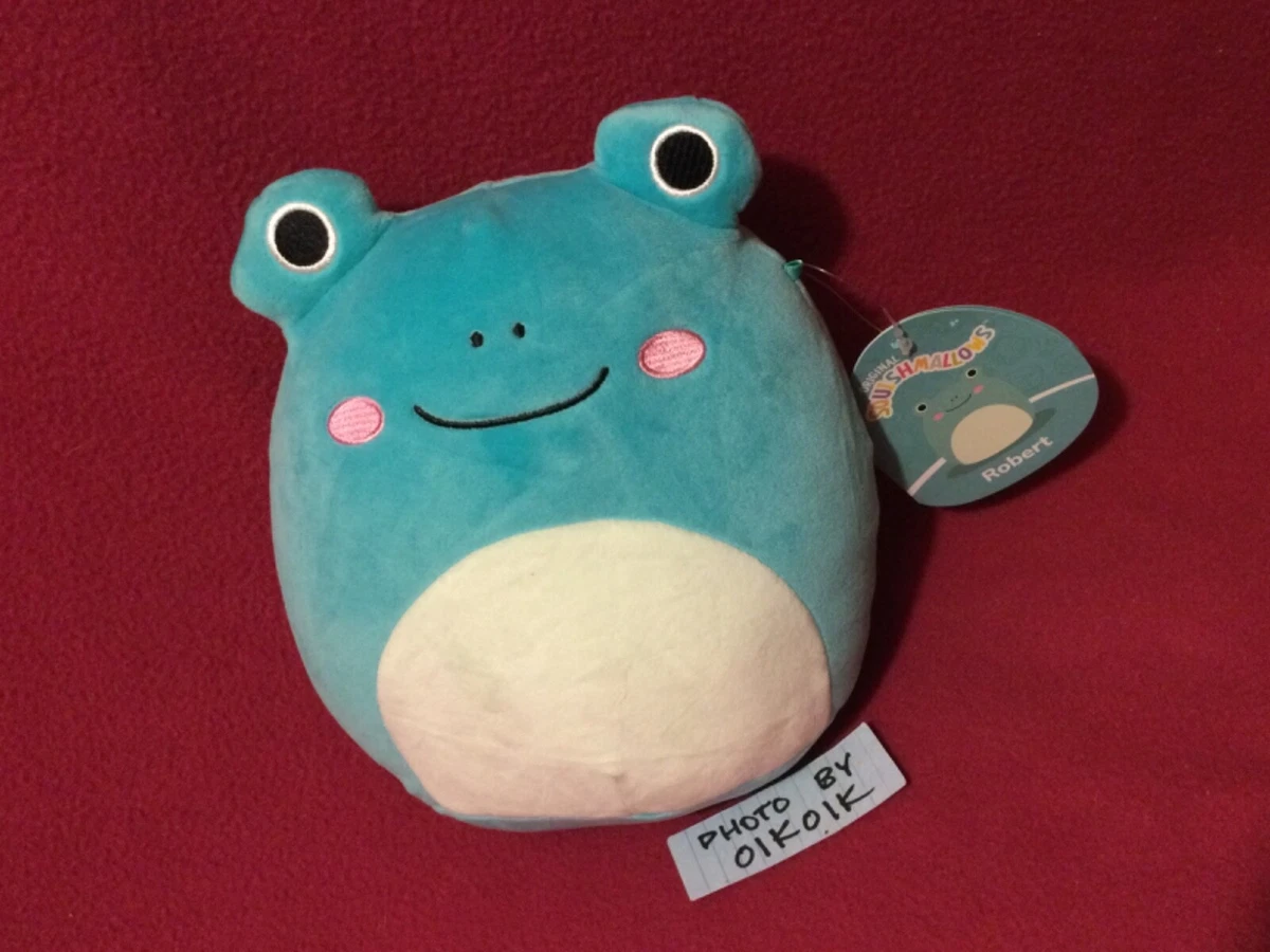 WoW 7-7.5 Robert Frog Blue Teal Green Squishmallow Plush Toy 2023 Ludwig  Pal