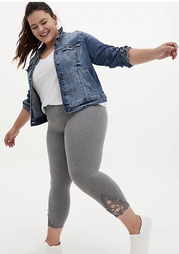 TORRID PLUS SIZE 3X CROP PREMIUM 