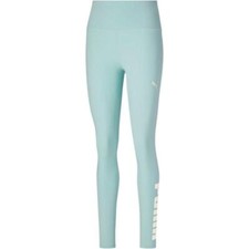 PUMA 289166 Women's Plus Size Athletic Tights Eggshell Blue/Ivory Glow Size 3X