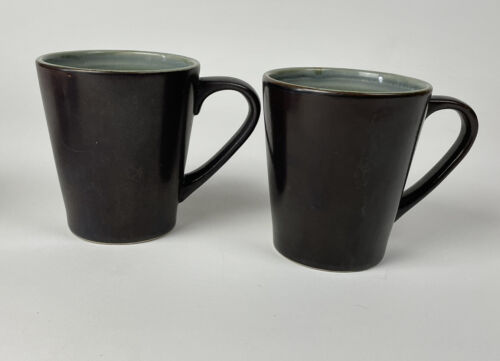Starbucks Coffee Company 1 Tasse Portugal anthrazitgrüner Glasurwirbel selten 12oz - Bild 3 von 10