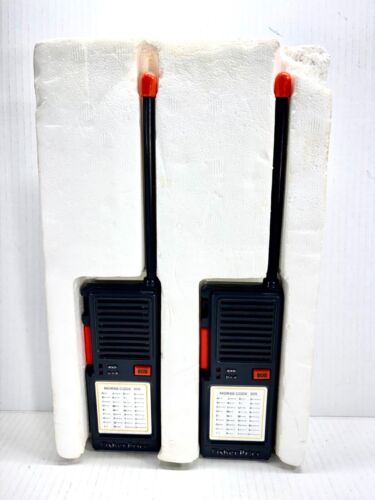 Vintage 1980s Fisher Price Sky Talkers Walkie Talkie Radios TESTED!! - Picture 7 of 10