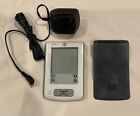 Palm Pilot Zire 21 Handheld Pda Organizer Charger And Cover Tested