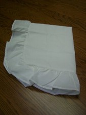 West Point Stevens Ivory Standard Cotton Blend Pillow Sham/4" Ruffle