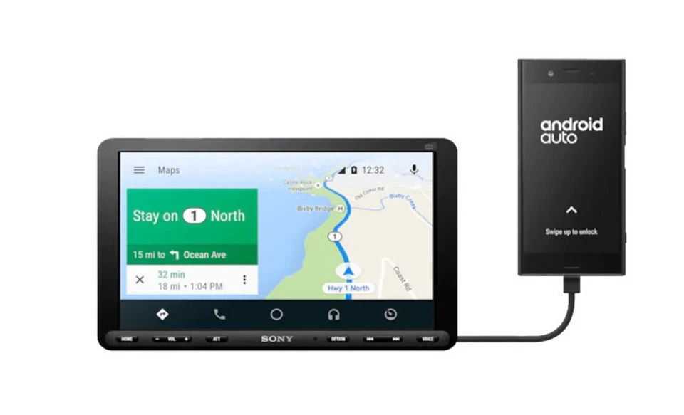 Sony XAV-AX8050D Bluetooth DAB+ Apple CarPlay Android Auto Touch USB Autoradio - Bild 3 von 4