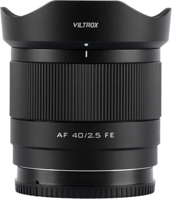 Viltrox AF 40mm f/2.5 Air Vollformatobjektiv für Sony E Mount - UK-Verkäufer - Neu!