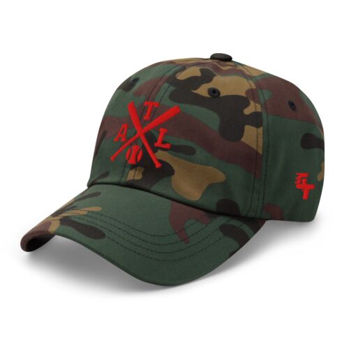 Atlanta Baseballschläger Retro Brave Baseball Mütze Dad Cap - Bild 10 von 10