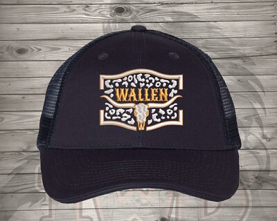 Morgan Wallen - MW - Bull Head Brand - Embroidered Mesh Hat