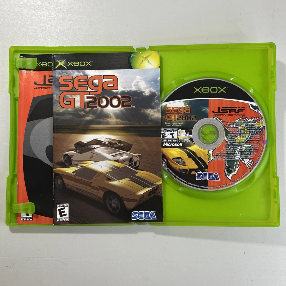 Jet Set Radio Future & Sega GT 2002 Original Microsoft Xbox Complete CIB VGC - Image 4 of 4
