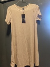 Iwollence Women’s Beige Knit Dress Large