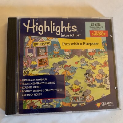 Highlights interactive    Shelf197 VINTAGE PC GAME/SOFTWARE~
