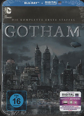 Gotham Staffel 1, Limitiertes geprägtes Tin Steelbook, 4 Blu Ray Box, NEU & OVP 