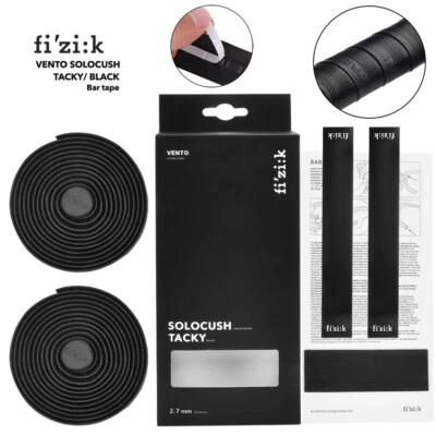 FIZIK VENTO 2.7mm Solocush Handlebar Tape Rubber Tacky Road Bike Dropper Bar Pad