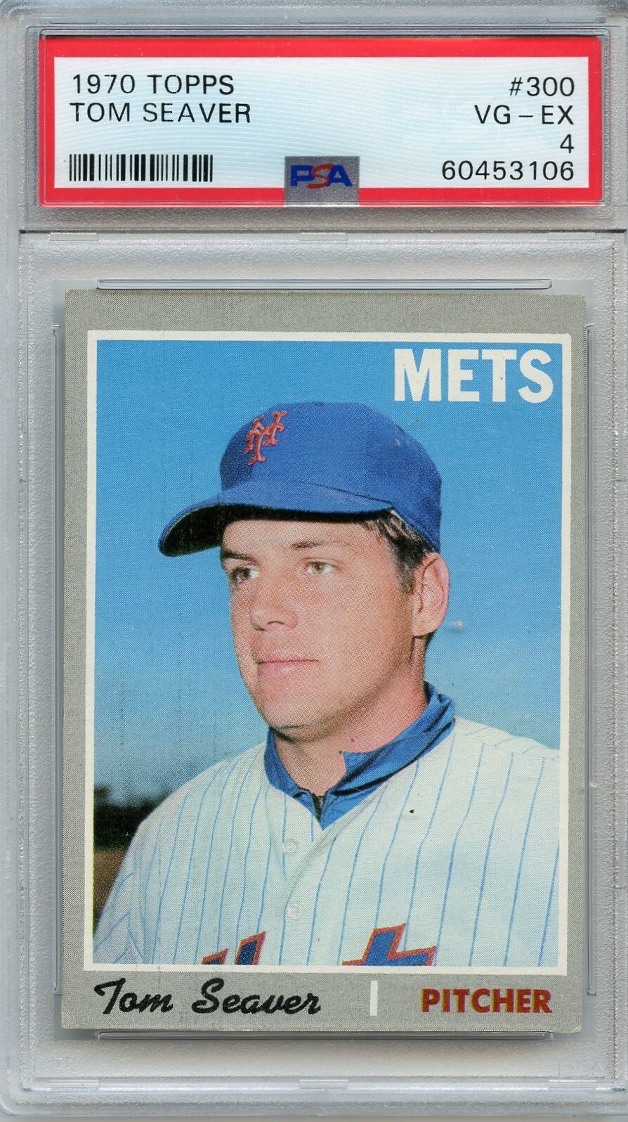 1970 Topps Tom Seaver New York Mets #300 🚀😳💥 PSA Graded 4