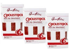 Queen Helene Cholesterol Hot Oil Treatment, 1 Oz, 3 Count, Pack of 3