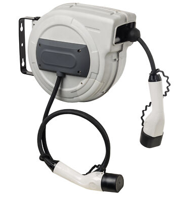 as-Schwabe e-Auto Aufroller Typ 2 Ladekabel 5m / 8m 11kW 400V 16A 3phasig